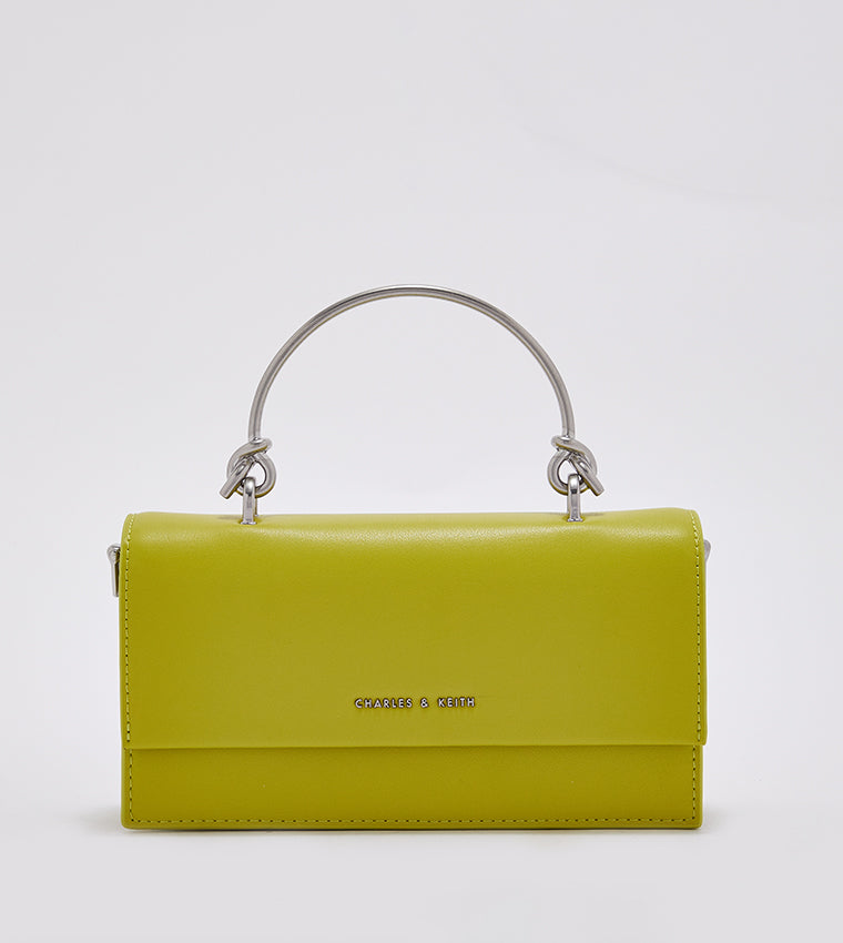 Kristine Sculptural Top handle bag