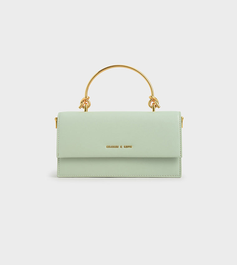 Kristine Sculptural Top handle bag