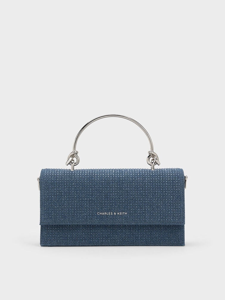Kristine Sculptural Top handle bag