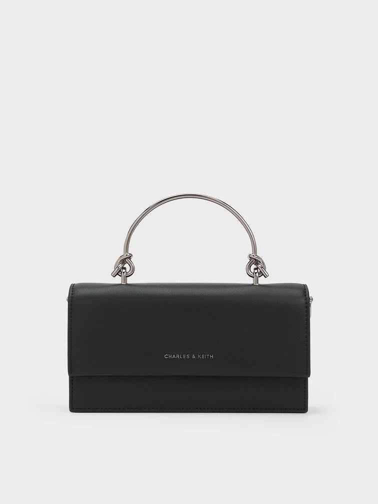 Kristine Sculptural Top handle bag