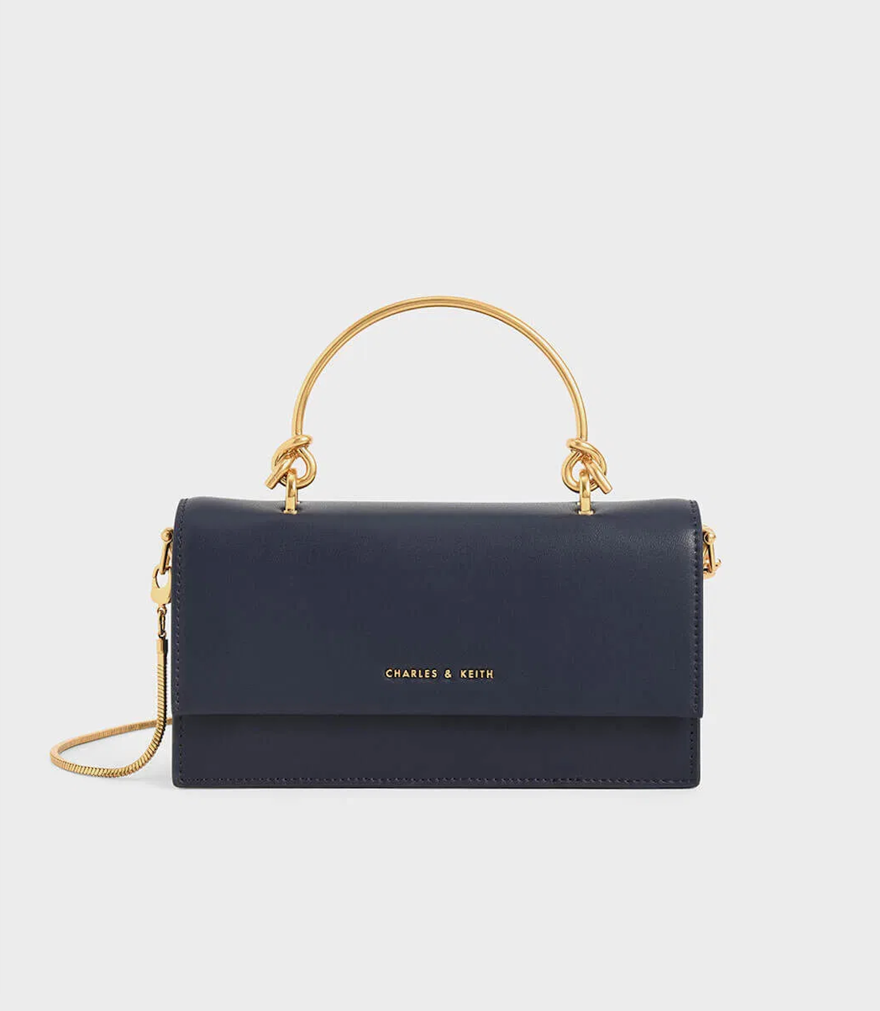 Kristine Sculptural Top handle bag
